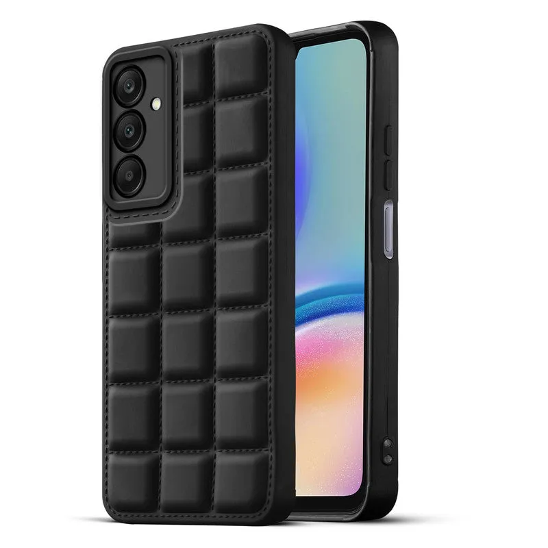 3D Grid Thread Design Silicone Phone Case Cover for Samsung A05s