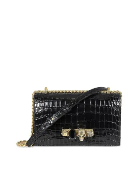 Alexander McQueen Embellished Four-Ring Shoulder Bag