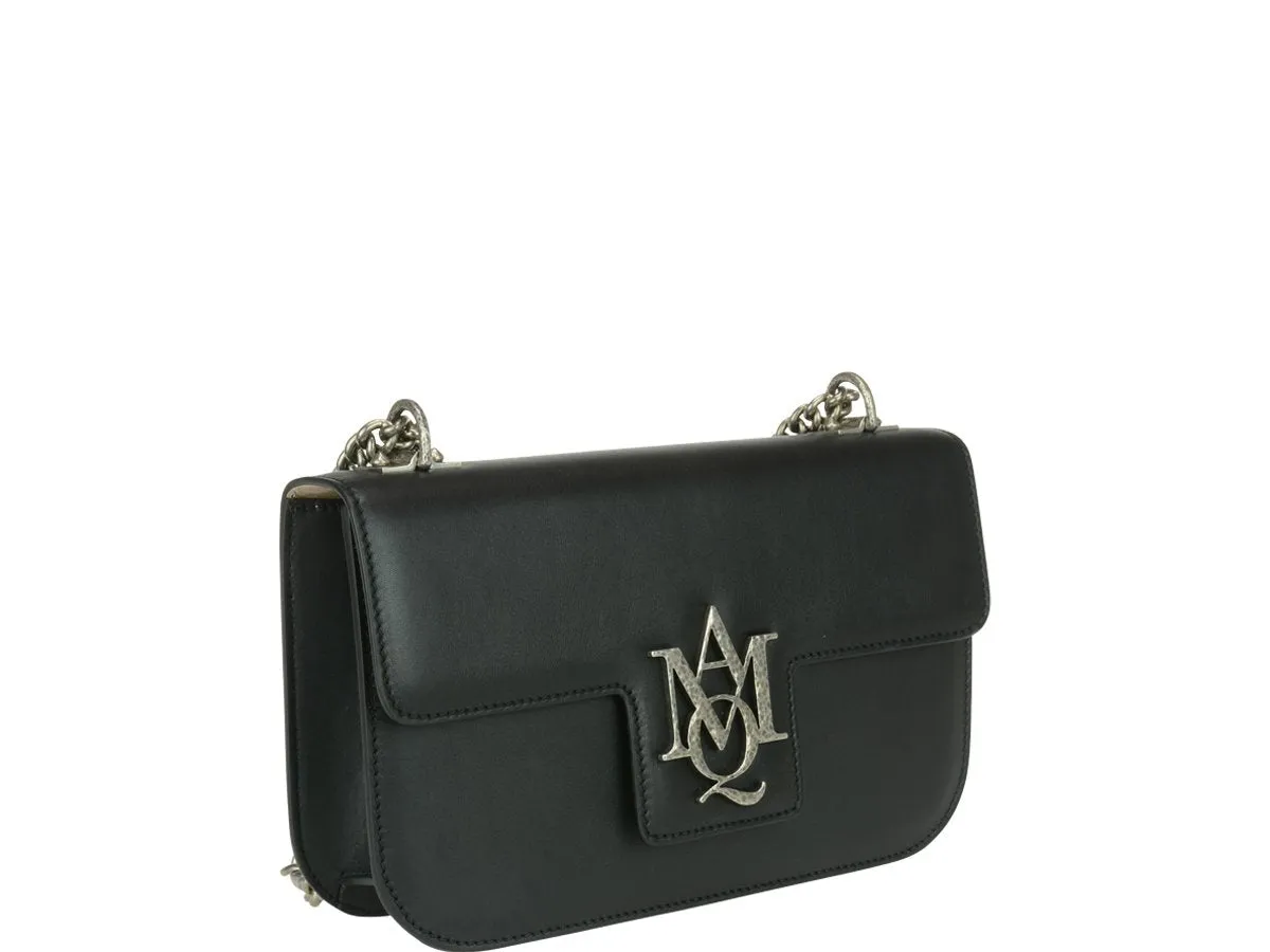 Alexander McQueen Insignia Leather Shoulder Bag