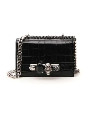 Alexander McQueen Mini Jewelled Satchel Bag