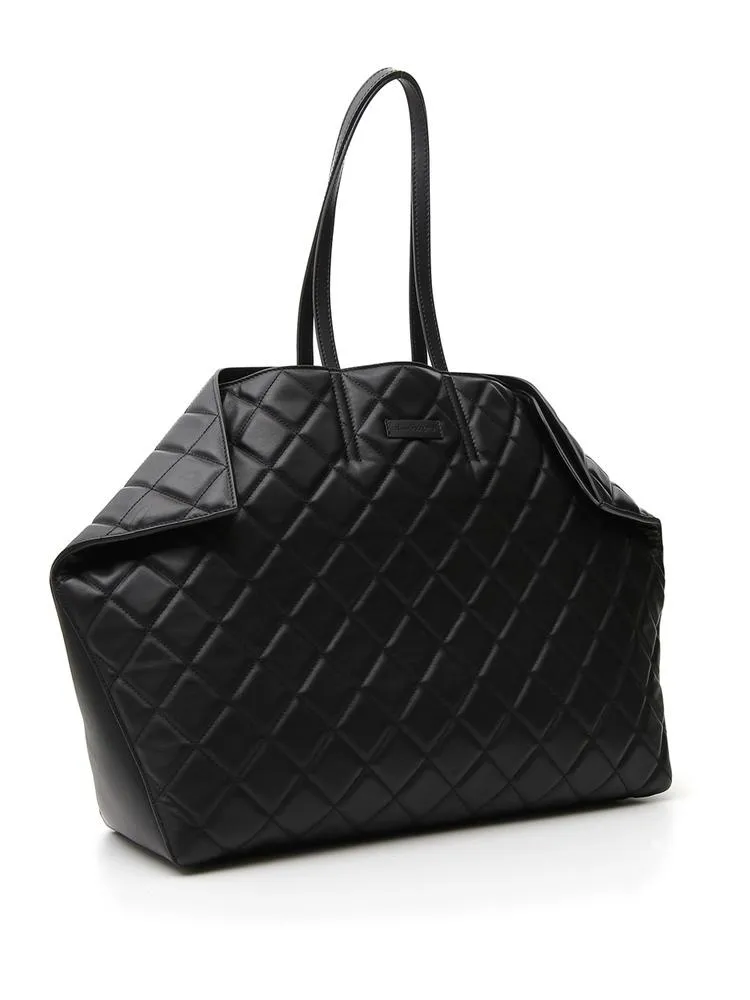 Alexander McQueen Quilted Butterfly Tote Bag