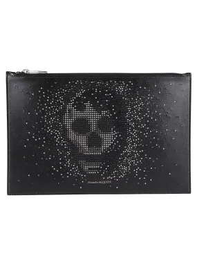 Alexander McQueen Stud-Embellished Clutch Bag