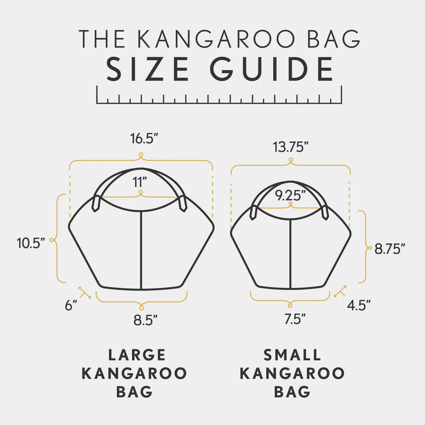 'Almost Perfect' Kangaroo Shoulder Bag