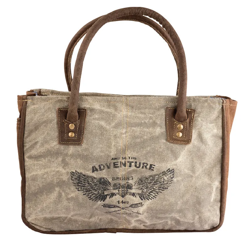 Angel Wing Adventure Shoulder Bag Purse or Small Tote with Crossbody Strap ~ It's Heavenly!