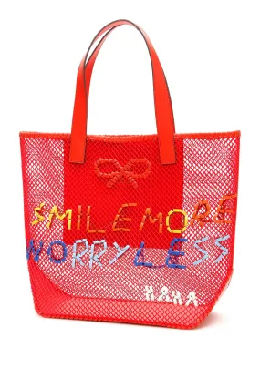 Anya Hindmarch Smile More Tote Bag