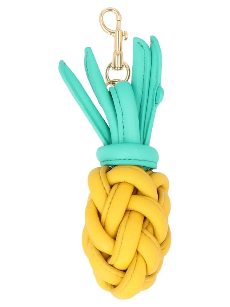 Anya Hindmarch Woven Pineapple Keyring