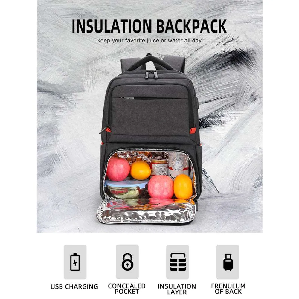 Aoking SN1116 Insulation Compartment Anti-theft Travel Backpack 27L