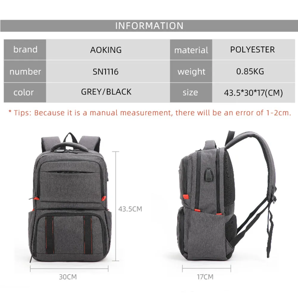 Aoking SN1116 Insulation Compartment Anti-theft Travel Backpack 27L