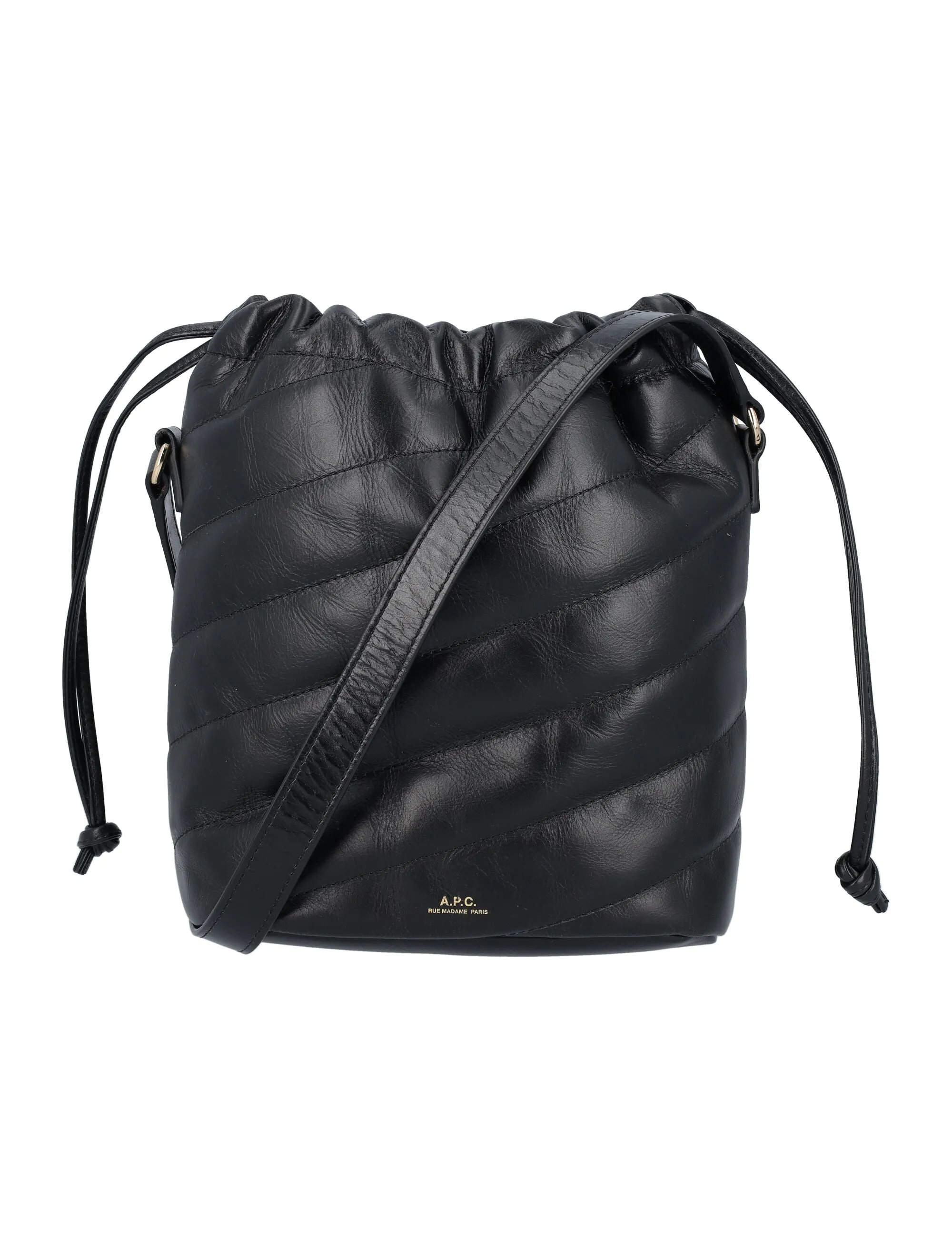 A.P.C. Meryl Quilted Bucket Bag