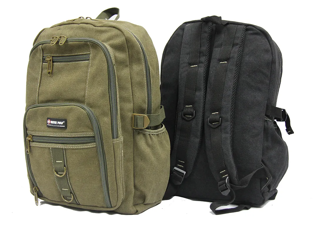 Austere Canvas Backpack School Bag