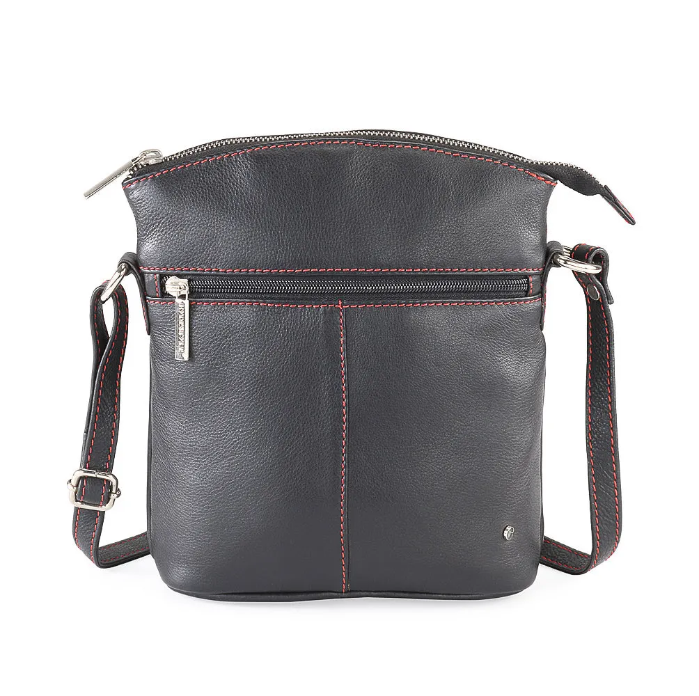 Ava genuine leather across body bag #LB45