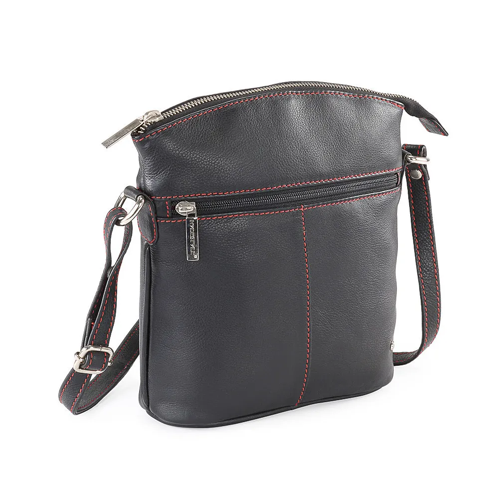 Ava genuine leather across body bag #LB45