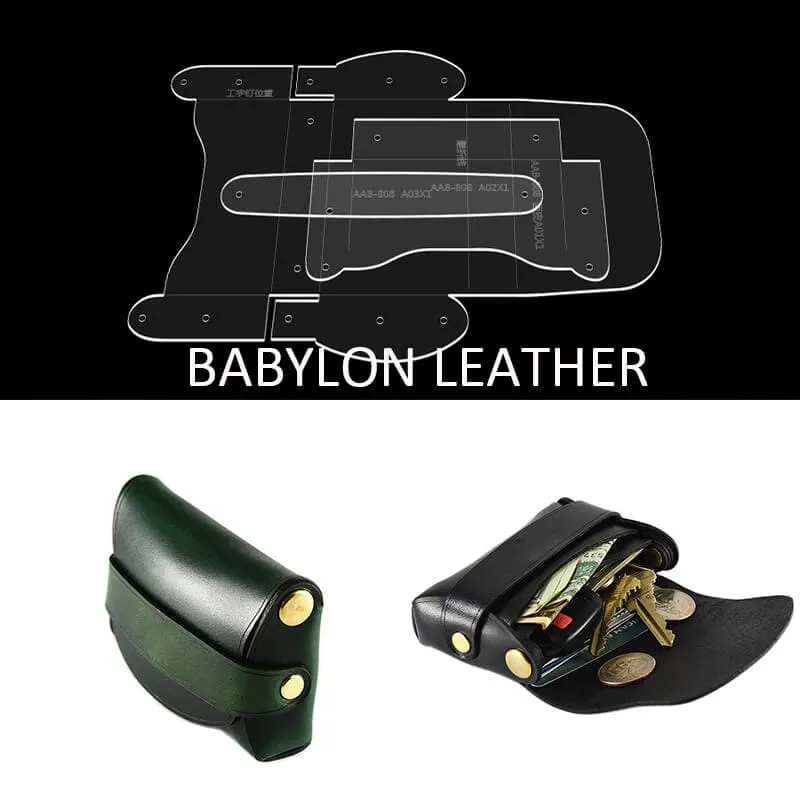 BABYLON™ Leather Coin Purse DIY Craft Pattern AAB-808