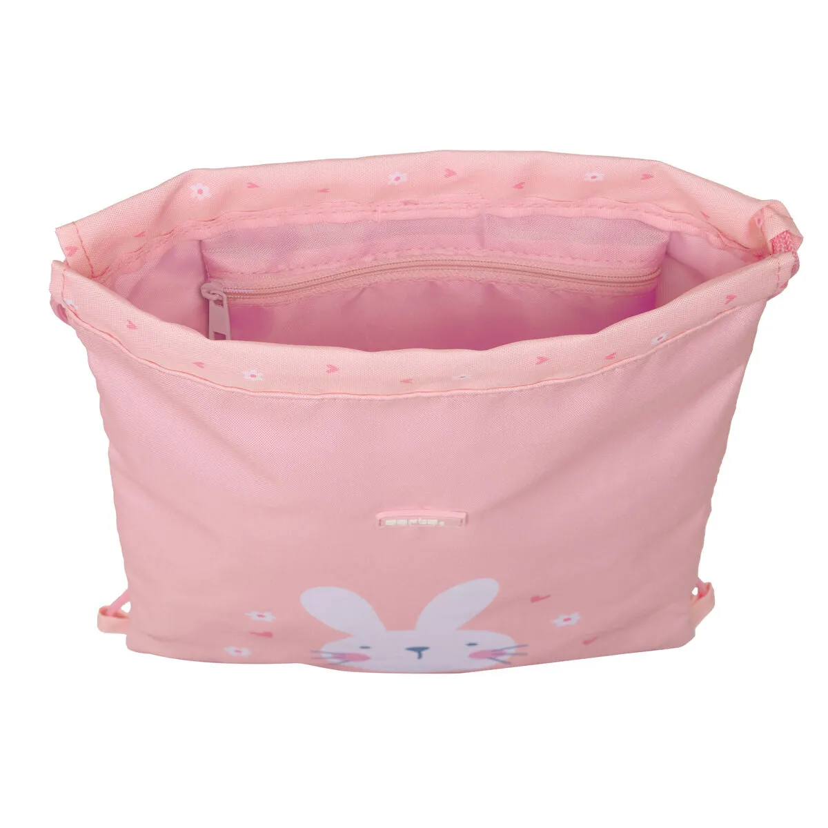 Backpack with Strings Safta Bunny Pink 26 x 34 x 1 cm