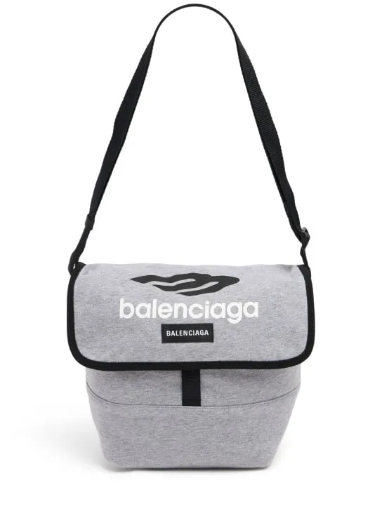 Balenciaga   Explorer cotton blend crossbody bag 