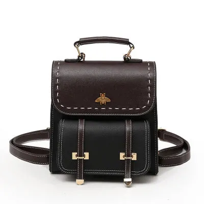 Belt Retro Ladies Casual Backpack