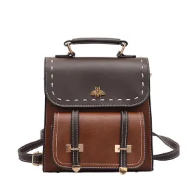 Belt Retro Ladies Casual Backpack