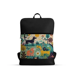 Black Orbit Laptop Backpack Garden