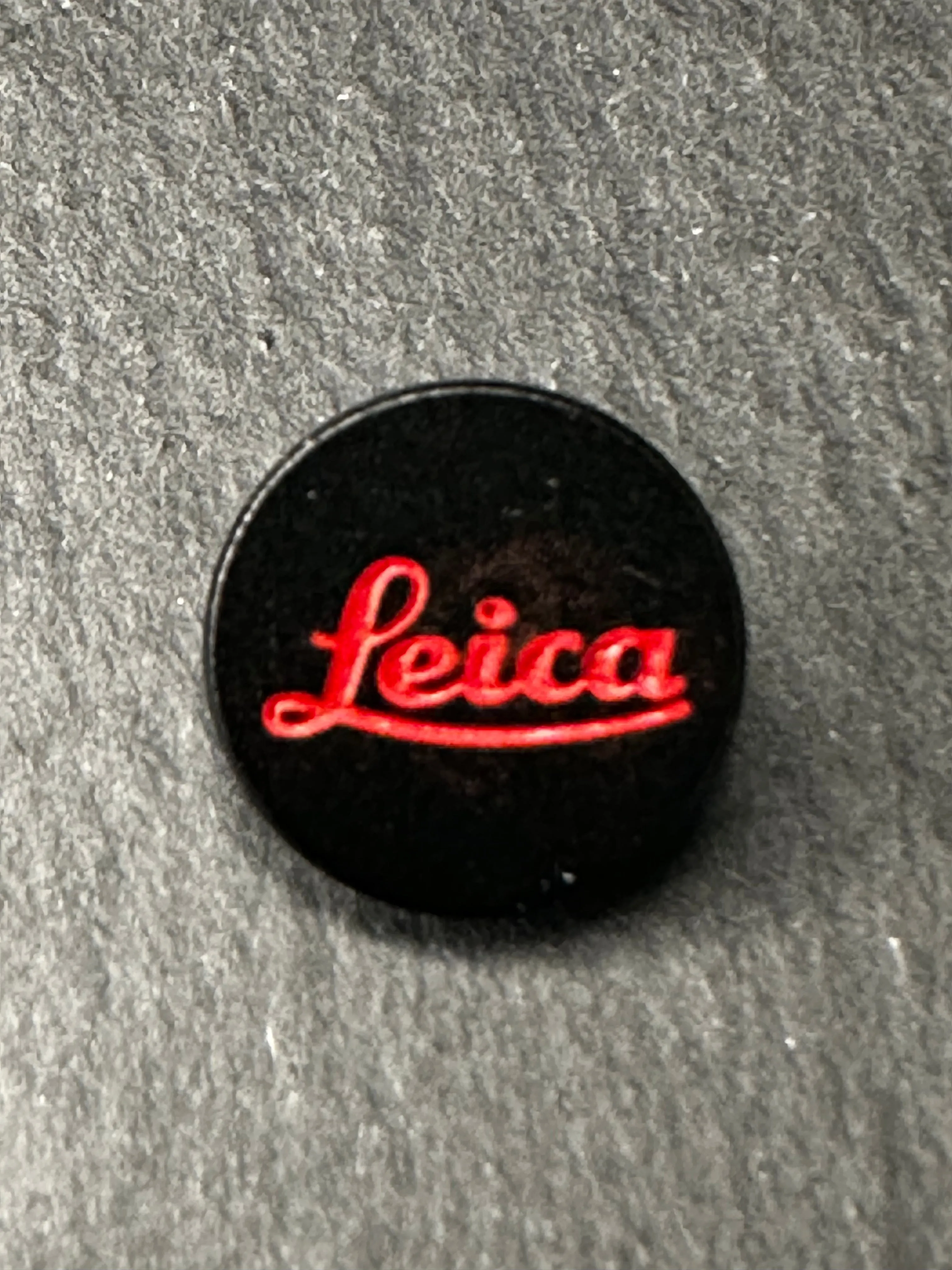 Black Red Leica Soft Release Button