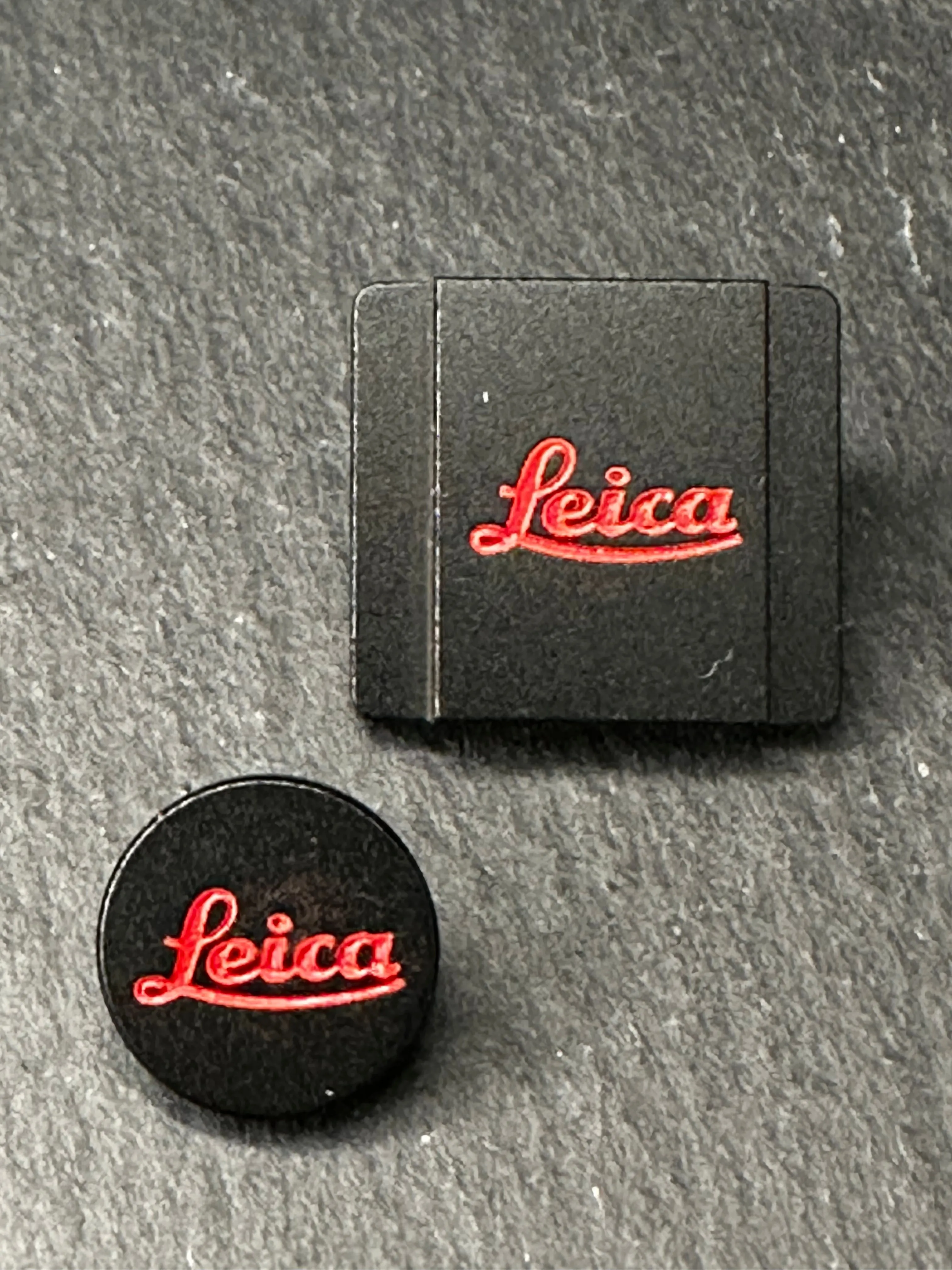 Black Red Leica Soft Release Button