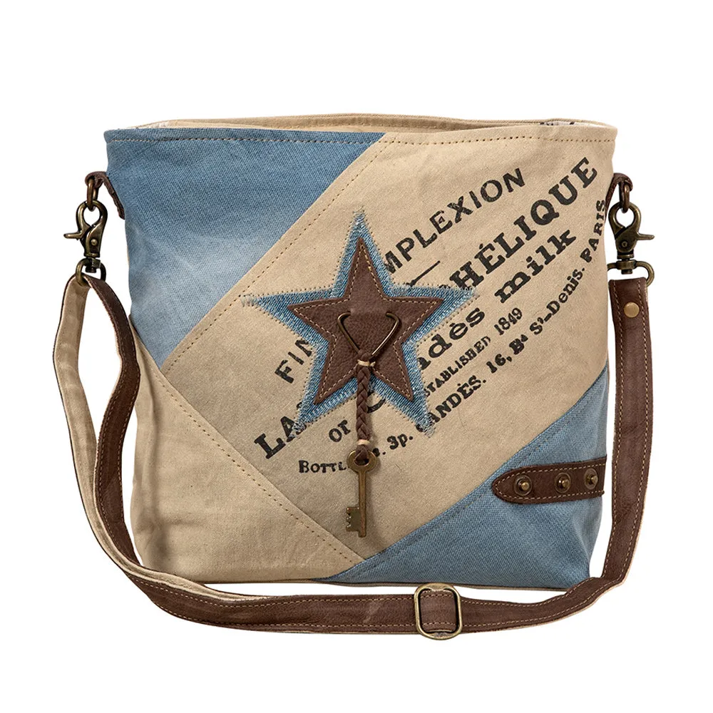 Blue Star Key Messenger Bag