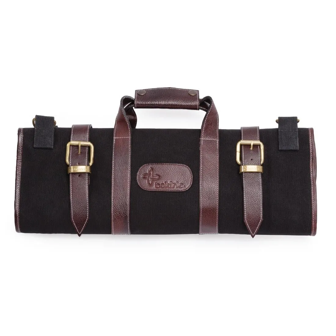 Boldric Canvas Knife Bag Black 17 Slots