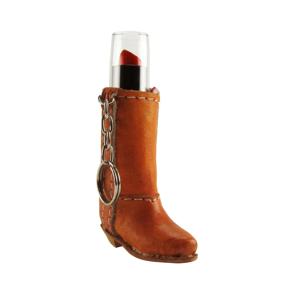 Boot Key Chain Lipstick Lighter Holder Keyring Fashion Purse Charm