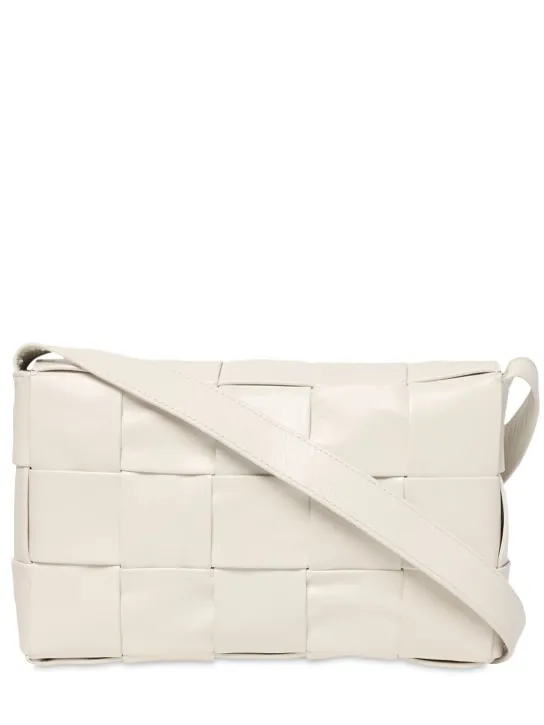 Bottega Veneta   Intreccio leather crossbody bag 