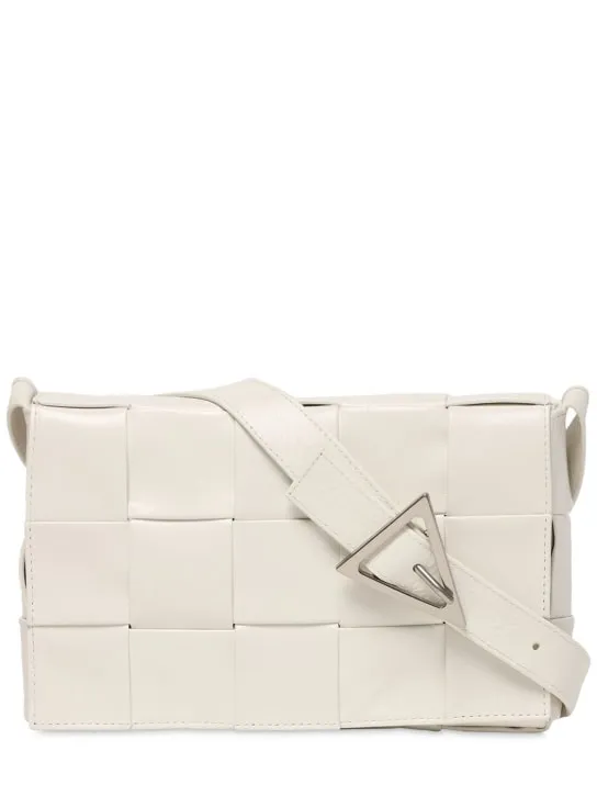 Bottega Veneta   Intreccio leather crossbody bag 