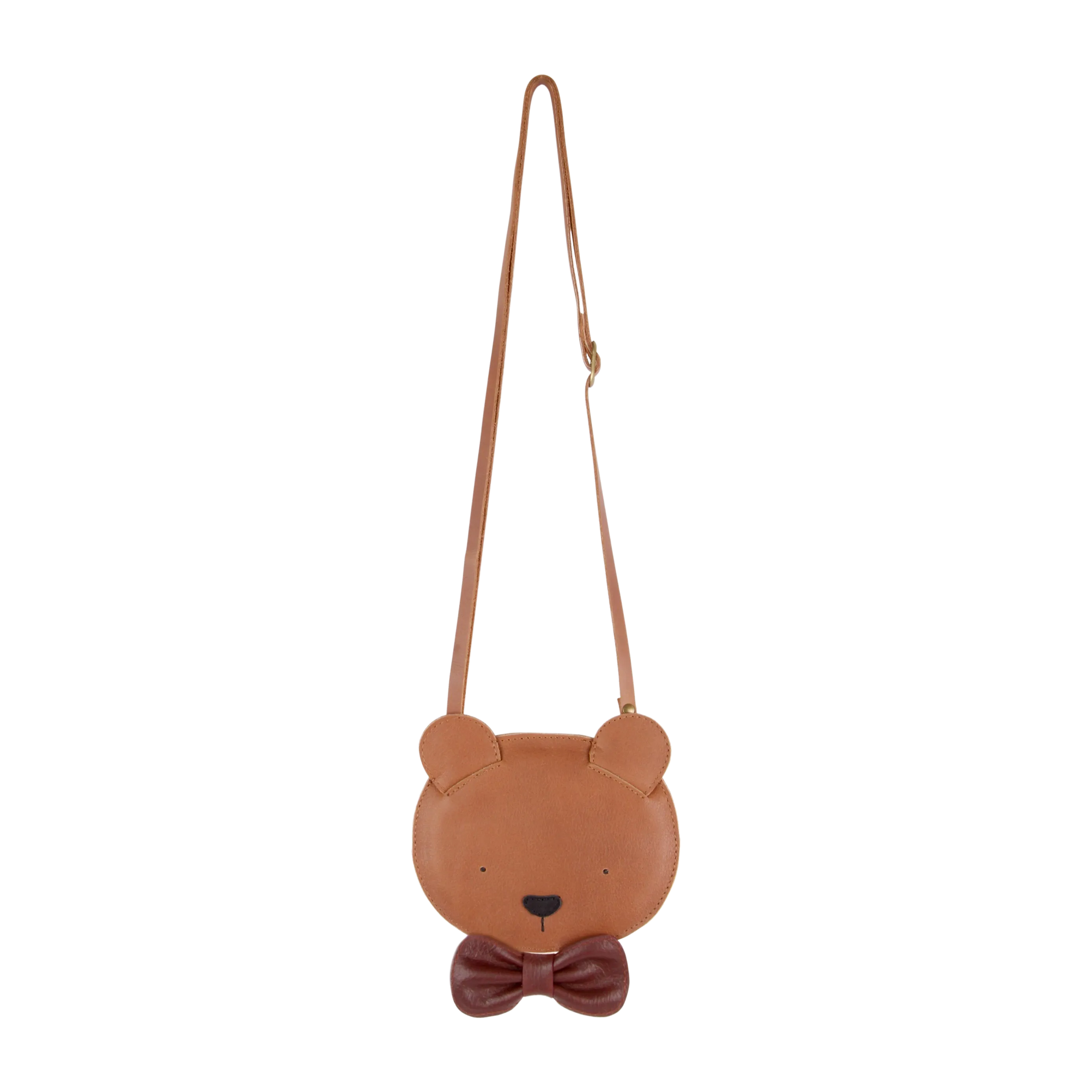 Britta Exclusive Purse | Winter Bear | Cognac Classic Leather