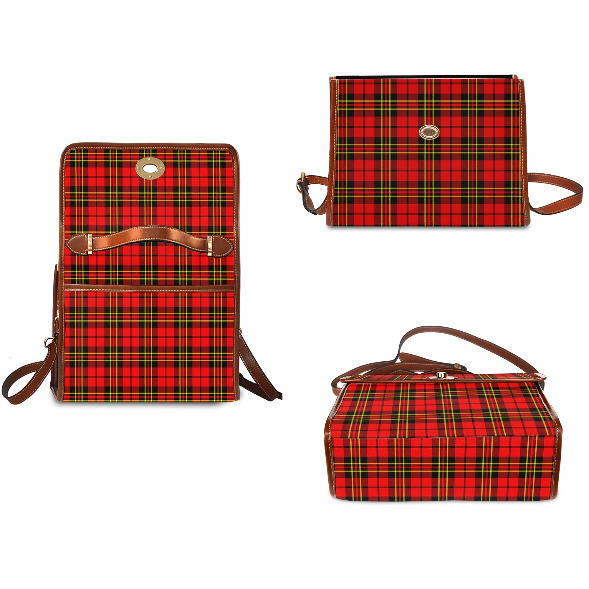 Brodie Modern Tartan Waterproof Canvas Bag