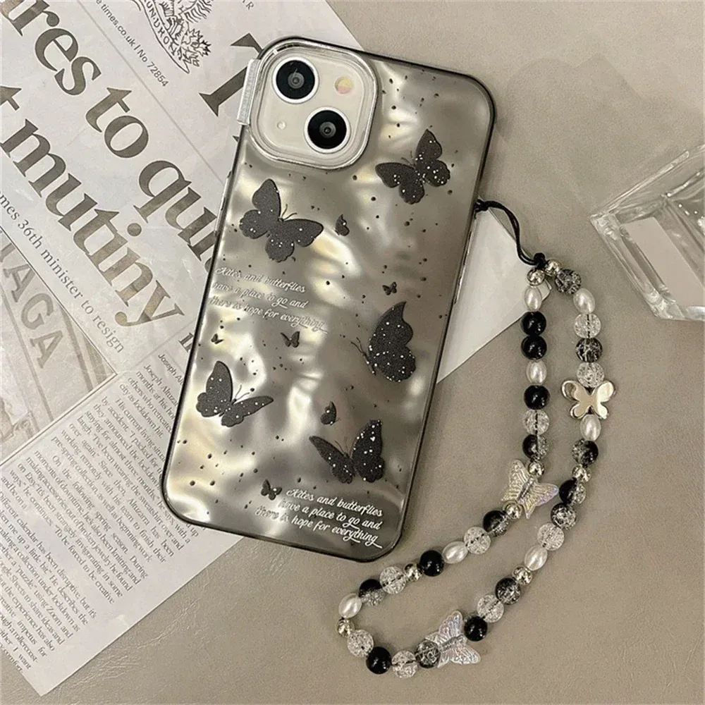 Butterfly Bliss iPhone Case With Lanyard