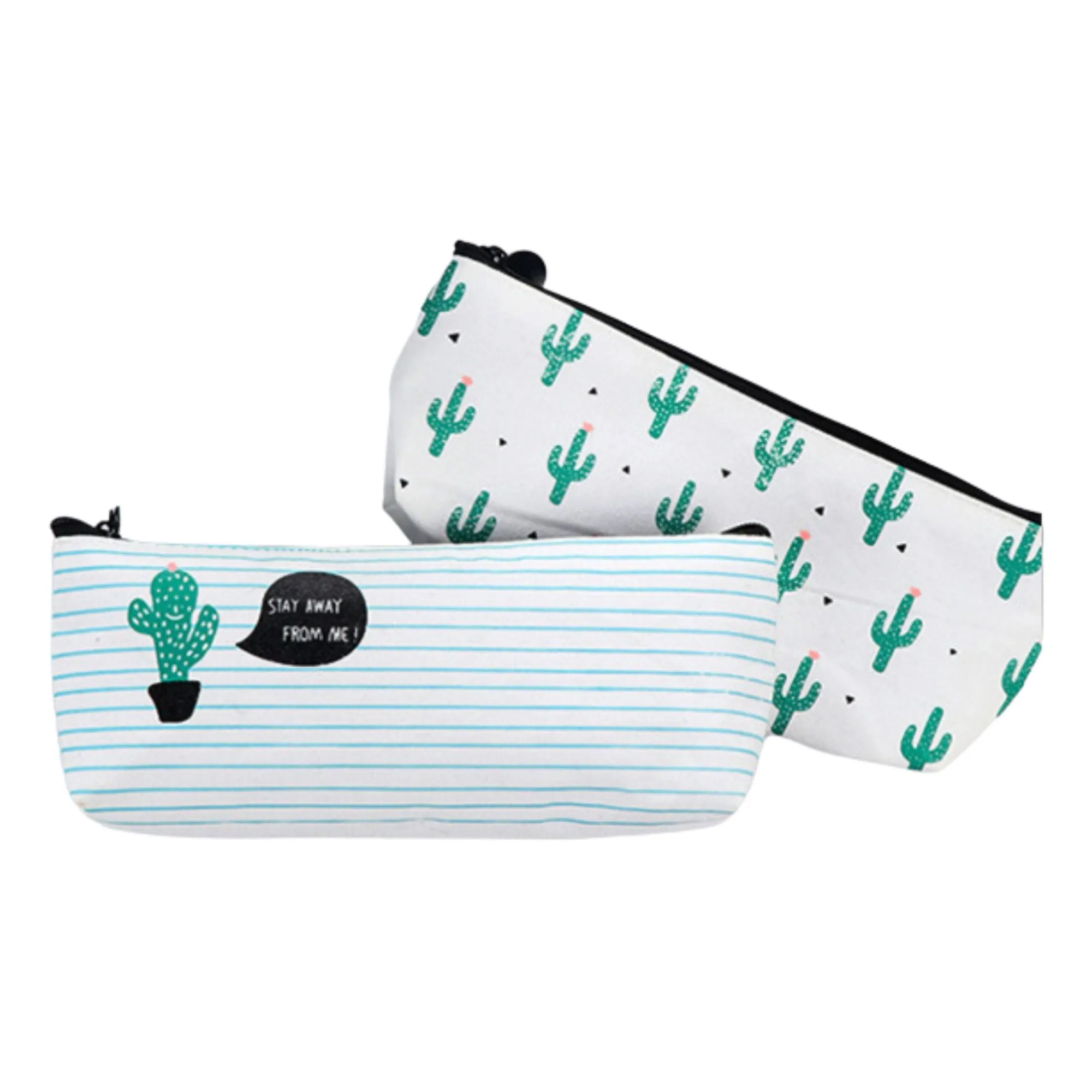 Cactus Canvas Pencil Case