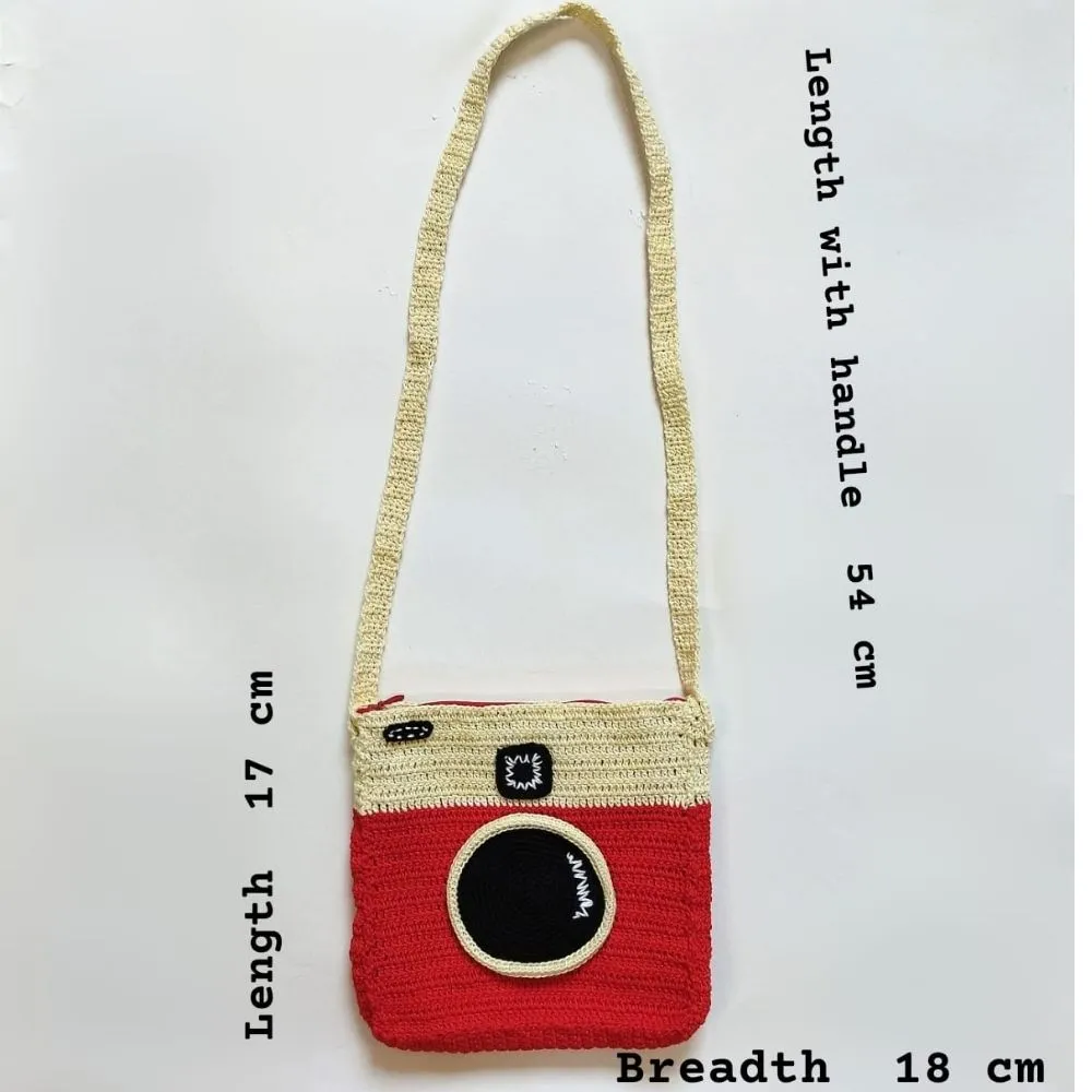 Camera Purse - Handcrafted Crochet