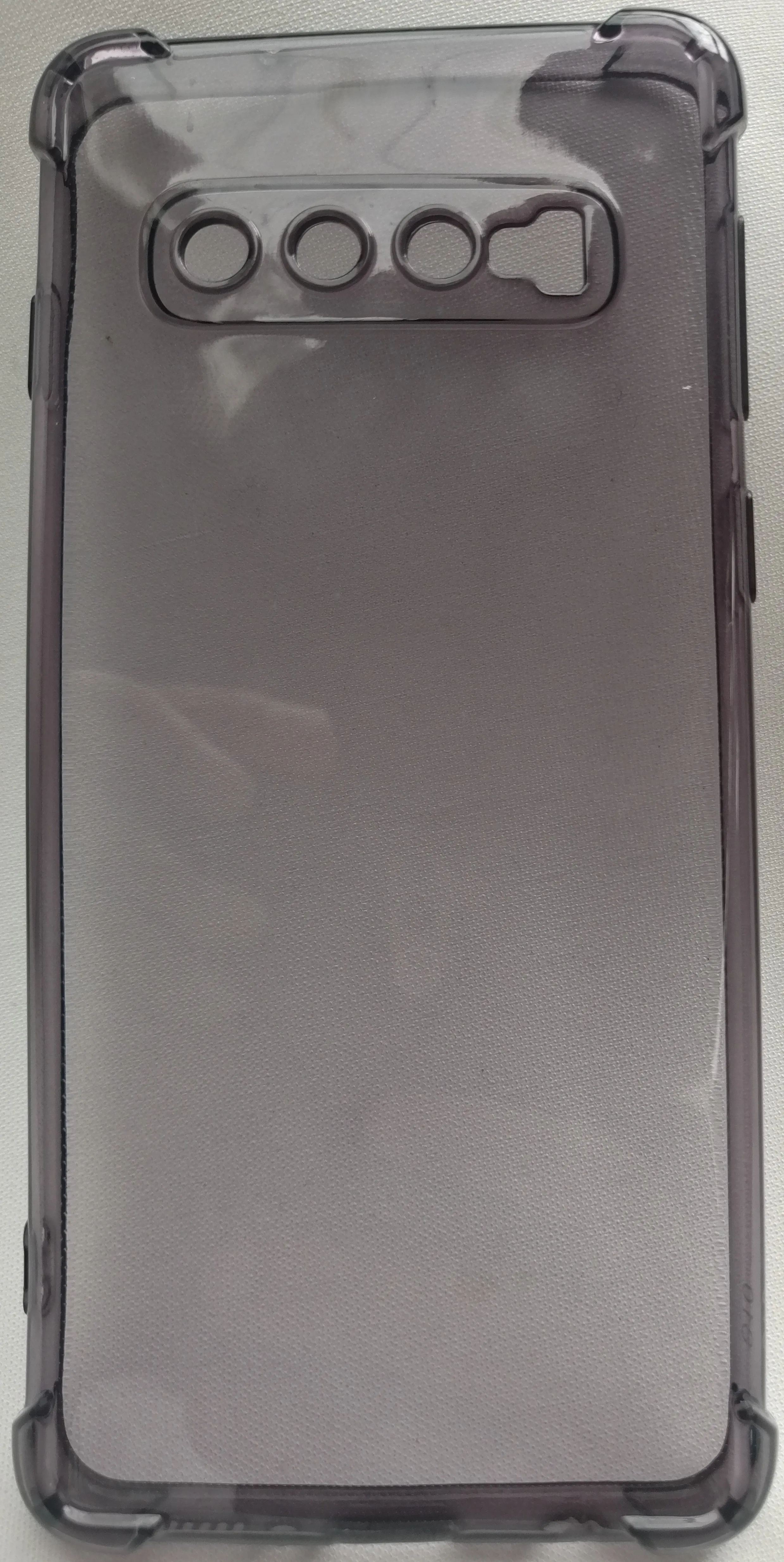 Case For Samsung S10 Transparent with Bumper & Camera Protection