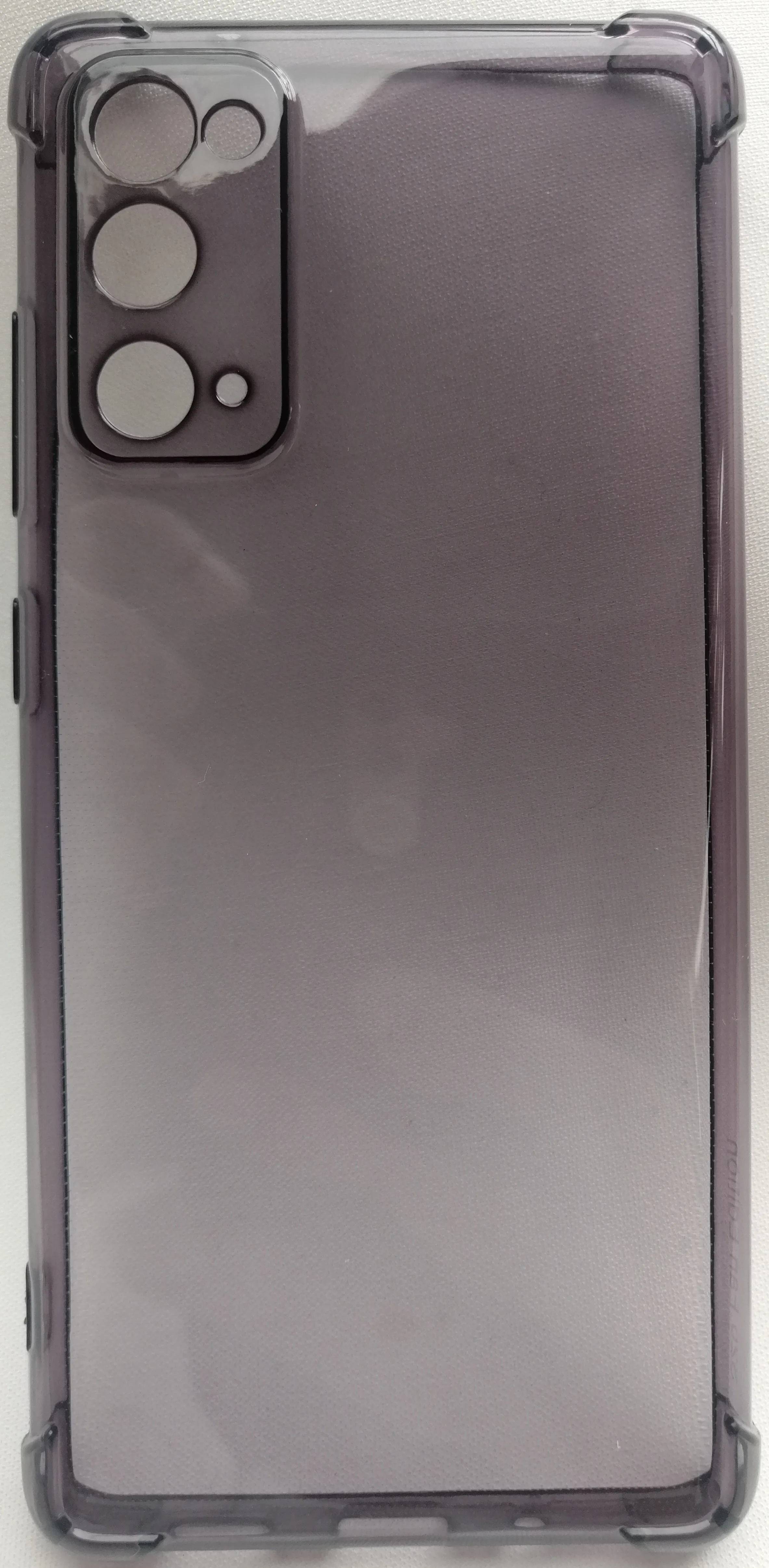 Case For Samsung S20 FE Transparent with Bumper & Camera Protection