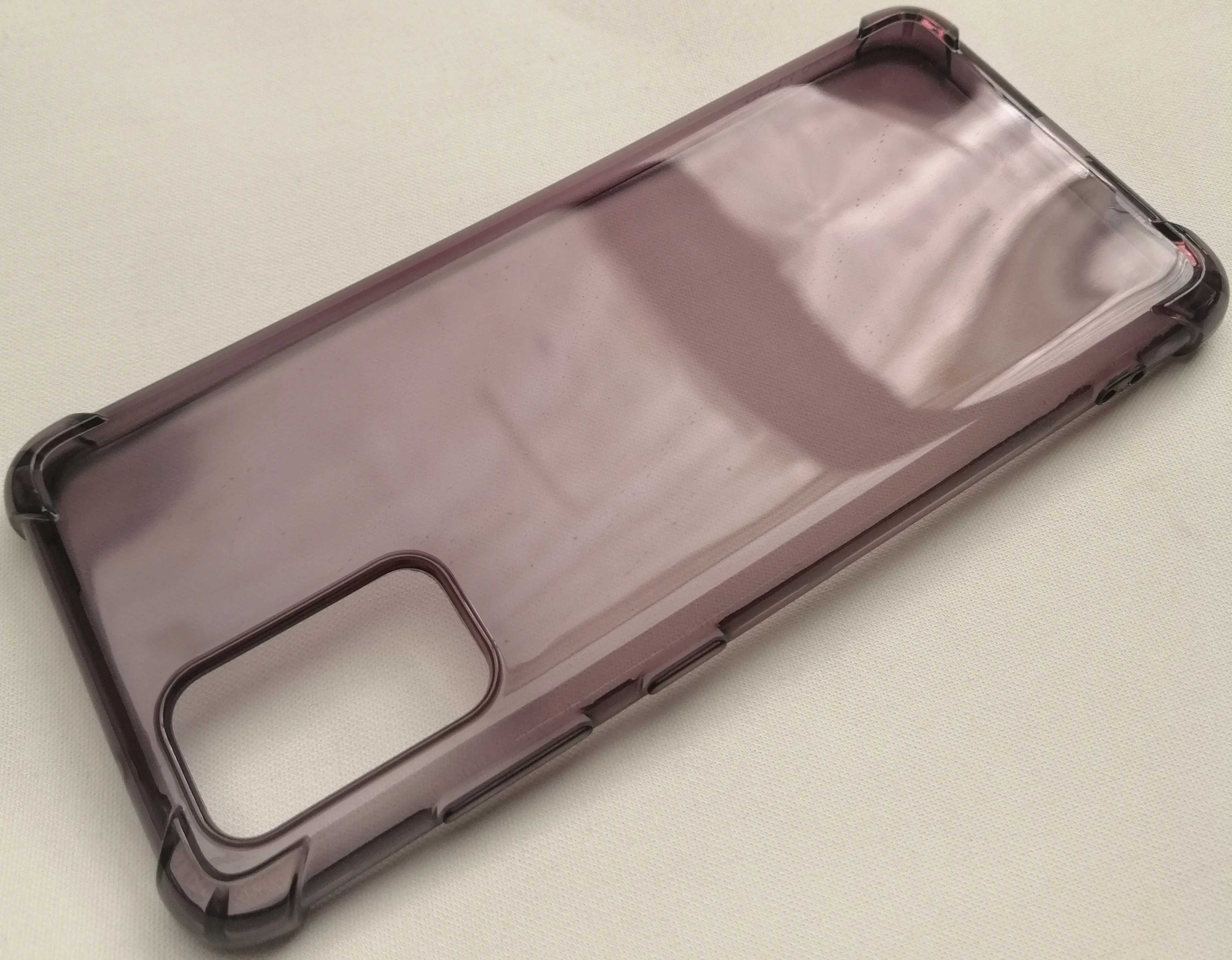 Case For Samsung S20 PLUS Transparent with Bumper & Camera Protection