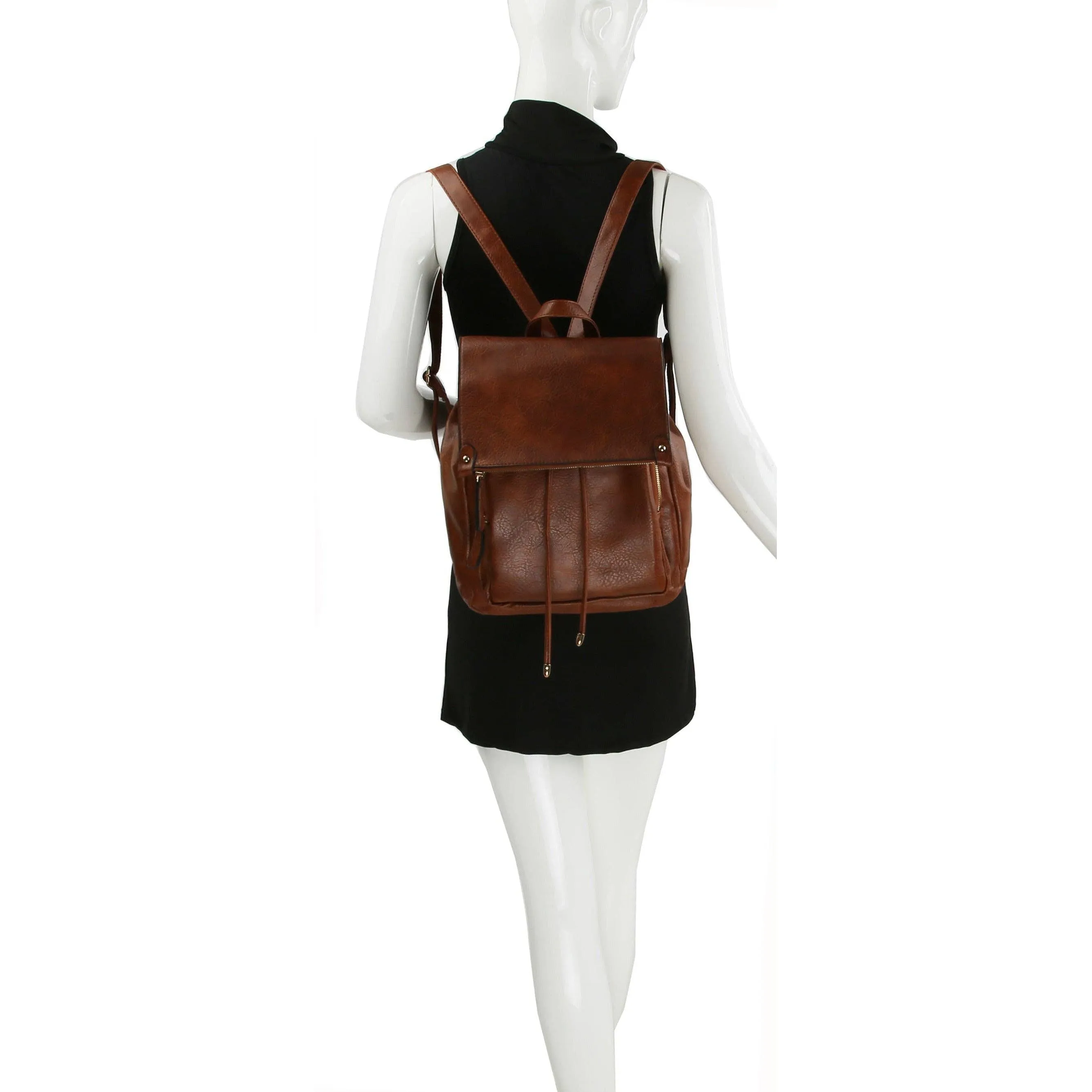 Casual Leather Backpack