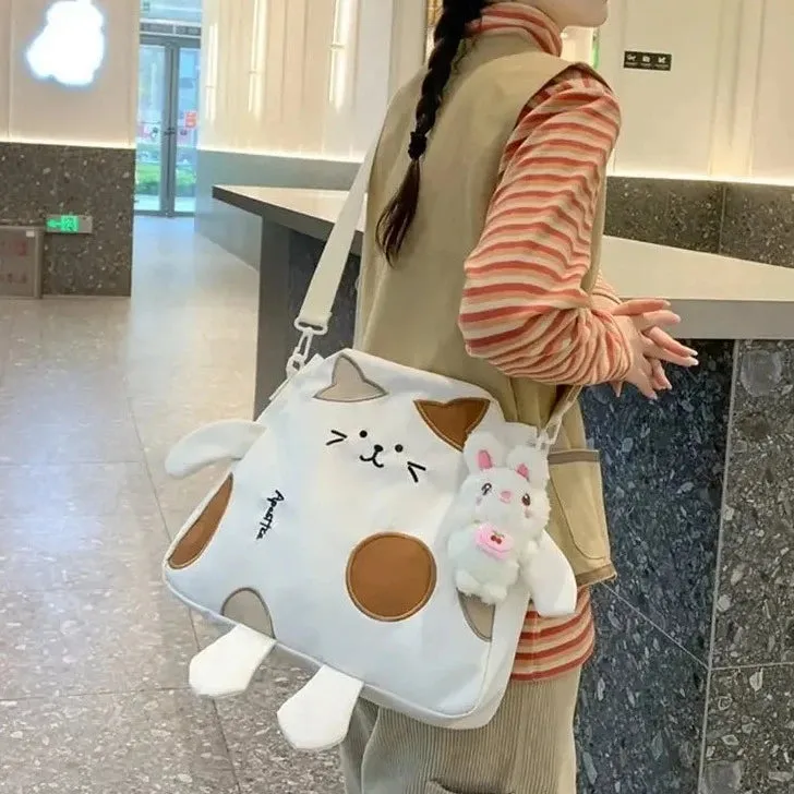 Cat Shaped Messenger Bag