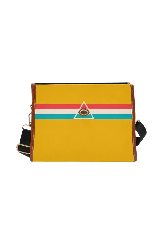 Chevron Dreams Waterproof Canvas Bag/All Over Print