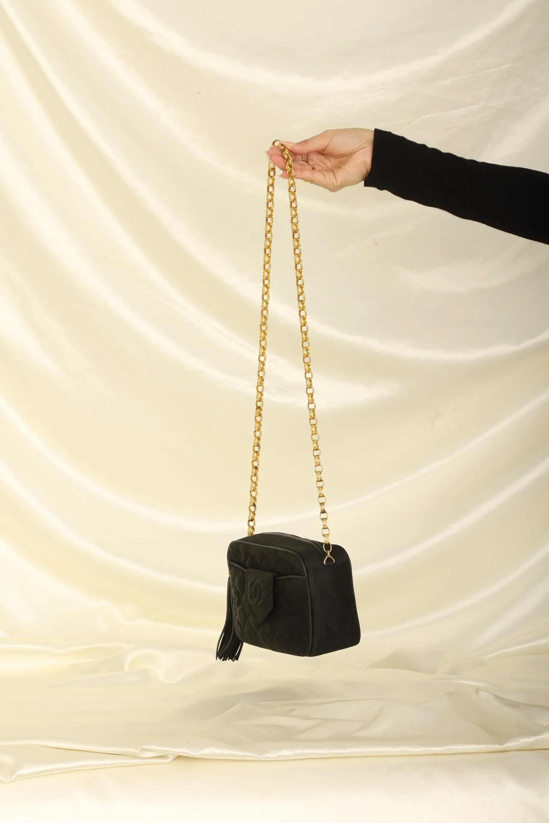 CL Satin Bijoux Mini Camera Bag