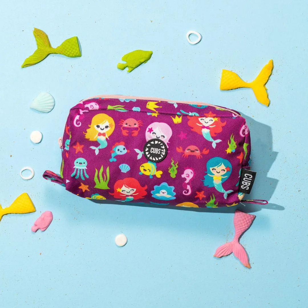 Cubs Baby Mermaid Purple Pencil Case