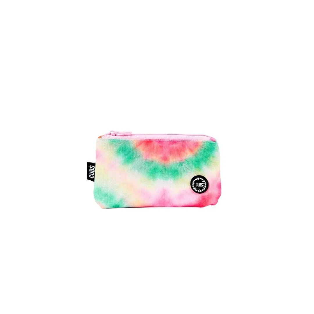 Cubs Girl Power Tie Dye Big & Basic Pencil Case