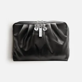 Diamond Drops Boutique Bag Black - Vegan Leather