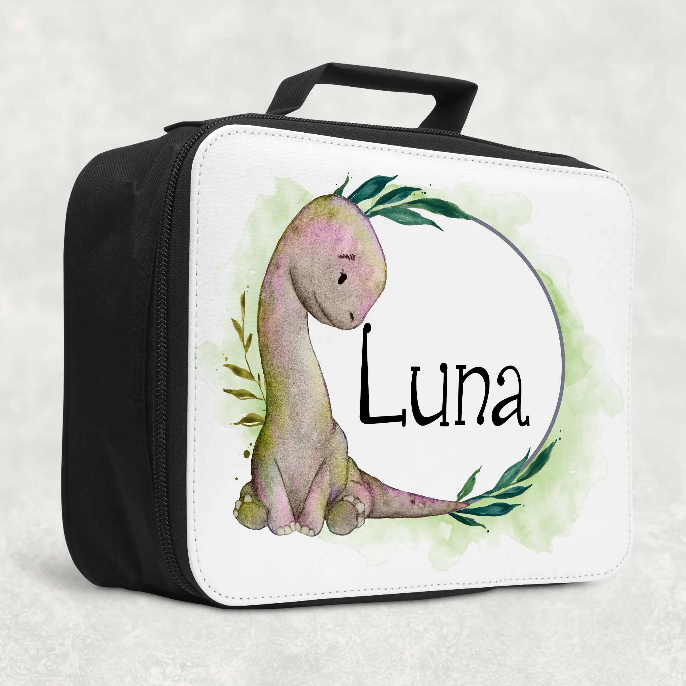 Dinosaur Personalised Insulated Lunch Bag