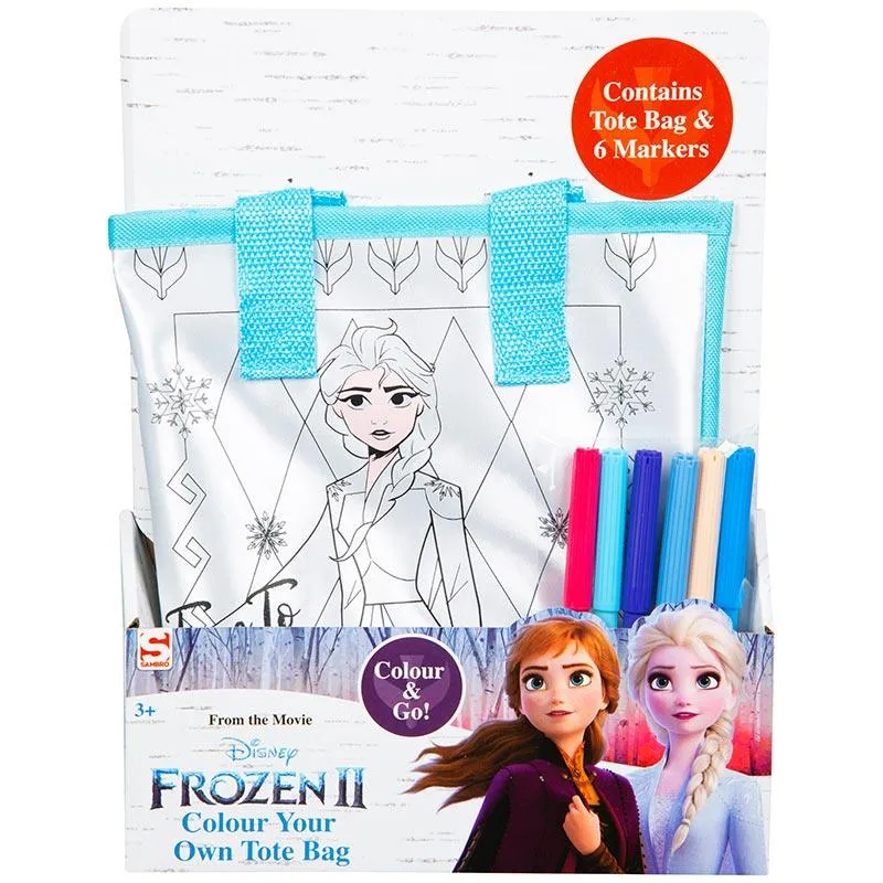 Disney Frozen 2 Colour Your Own Totebag