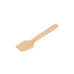 DK399 Fiesta Green Biodegradable Wooden Ice Cream Spoons (Pack of 100)