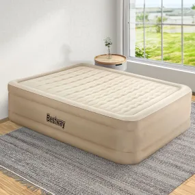 Durable Queen Air Mattress with Built-In Pump by Bestway