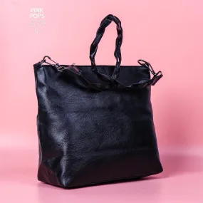 Endearing Black Solid Girls Bag.jpg