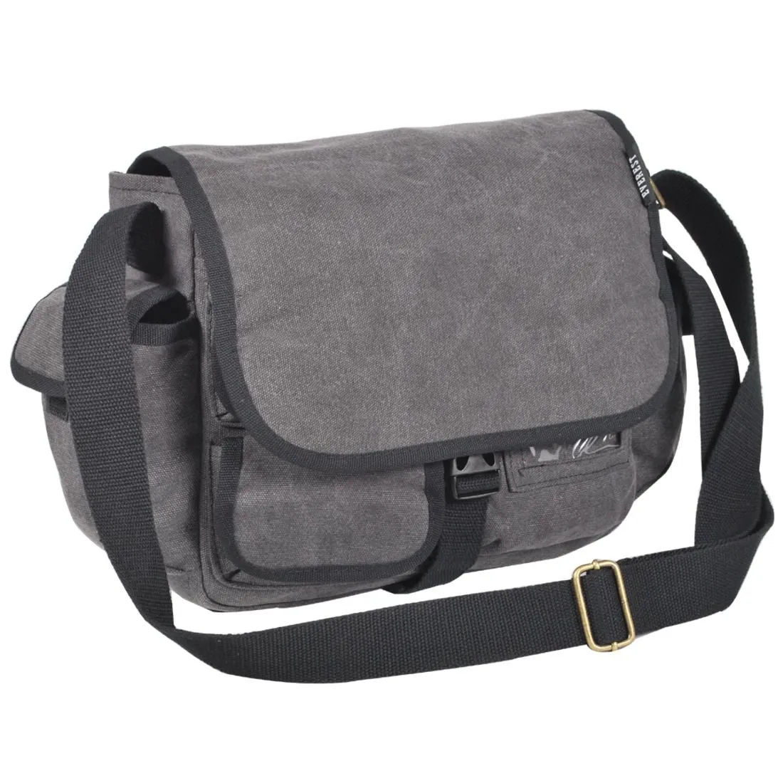 Everest Small Sturdy Canvas Messenger Bag